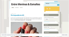 Desktop Screenshot of entremeninaseesmaltes.wordpress.com