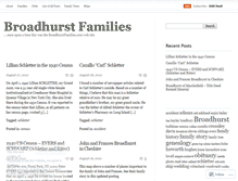 Tablet Screenshot of broadhurstfamilies.wordpress.com