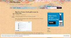 Desktop Screenshot of fattitudes.wordpress.com