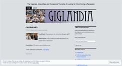 Desktop Screenshot of giglandia.wordpress.com