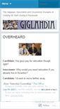 Mobile Screenshot of giglandia.wordpress.com