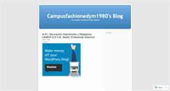 Desktop Screenshot of campusfashionedym1980.wordpress.com