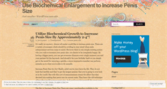 Desktop Screenshot of increasepenissize2.wordpress.com
