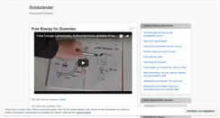 Desktop Screenshot of goldstaender.wordpress.com