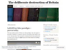 Tablet Screenshot of britainsdestruction.wordpress.com