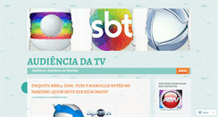 Desktop Screenshot of grupoaudienciadatv.wordpress.com