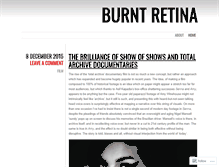 Tablet Screenshot of burntretina.wordpress.com