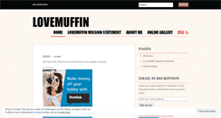 Desktop Screenshot of lovemuffin.wordpress.com