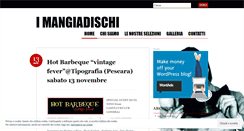 Desktop Screenshot of imangiadischi.wordpress.com