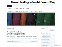 Tablet Screenshot of breastfeedingolderchildren.wordpress.com