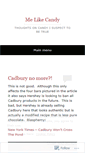 Mobile Screenshot of melikecandy.wordpress.com