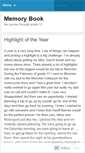 Mobile Screenshot of memorybook2012.wordpress.com