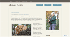 Desktop Screenshot of marciabonta.wordpress.com