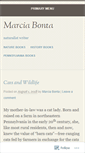 Mobile Screenshot of marciabonta.wordpress.com