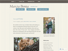 Tablet Screenshot of marciabonta.wordpress.com