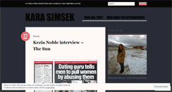 Desktop Screenshot of karasimsek.wordpress.com