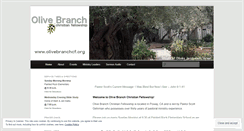 Desktop Screenshot of olivebranchcf.wordpress.com