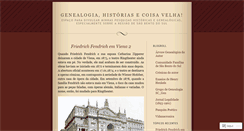 Desktop Screenshot of coisavelha.wordpress.com