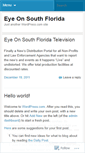 Mobile Screenshot of eyeonsouthflorida.wordpress.com