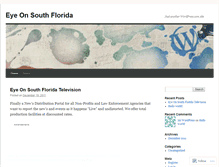 Tablet Screenshot of eyeonsouthflorida.wordpress.com