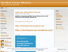Tablet Screenshot of lagibuntu.wordpress.com