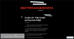 Desktop Screenshot of dimitriramaneshwara.wordpress.com