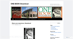 Desktop Screenshot of onebooksteamboat.wordpress.com