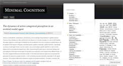 Desktop Screenshot of minimalcognition.wordpress.com