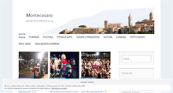 Desktop Screenshot of montecorriere.wordpress.com