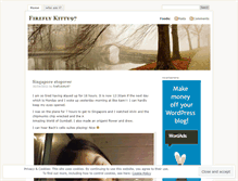 Tablet Screenshot of fireflykitty97.wordpress.com