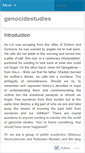 Mobile Screenshot of genocidestudies.wordpress.com