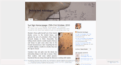 Desktop Screenshot of distractedastrologer.wordpress.com