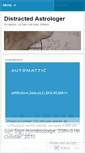 Mobile Screenshot of distractedastrologer.wordpress.com