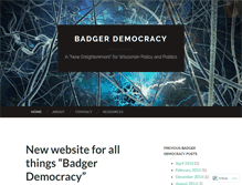 Tablet Screenshot of bdgrdemocracy.wordpress.com