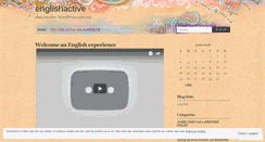 Desktop Screenshot of englishactive.wordpress.com