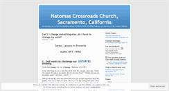 Desktop Screenshot of natomascrossroads.wordpress.com