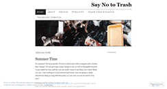 Desktop Screenshot of nomoregarbage.wordpress.com