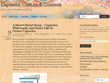 Tablet Screenshot of capoeiracultureandcosmos.wordpress.com