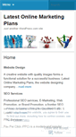 Mobile Screenshot of latestonlinemarketing.wordpress.com