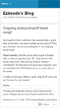 Mobile Screenshot of ezbeads.wordpress.com
