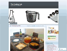 Tablet Screenshot of cookinglab.wordpress.com