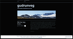 Desktop Screenshot of gudrunveg.wordpress.com