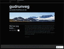 Tablet Screenshot of gudrunveg.wordpress.com