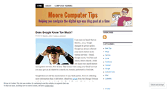 Desktop Screenshot of mooretips.wordpress.com