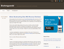 Tablet Screenshot of brahmgyandd.wordpress.com