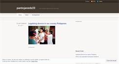 Desktop Screenshot of pantojanedz23.wordpress.com