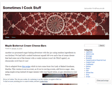 Tablet Screenshot of icooksometimes.wordpress.com