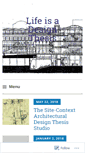 Mobile Screenshot of designthesis.wordpress.com