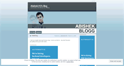 Desktop Screenshot of abishek143.wordpress.com