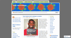 Desktop Screenshot of daveandrunning.wordpress.com